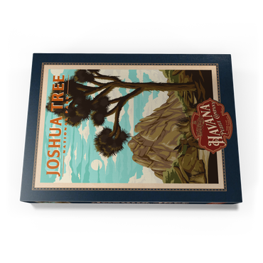 Joshua Tree National Park - Where Trees Thrive in the Desert, Vintage Travel Poster 1000 Puzzle Schachtel Ansicht3