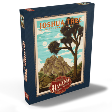 Joshua Tree National Park - Where Trees Thrive in the Desert, Vintage Travel Poster 100 Puzzle Schachtel Ansicht2