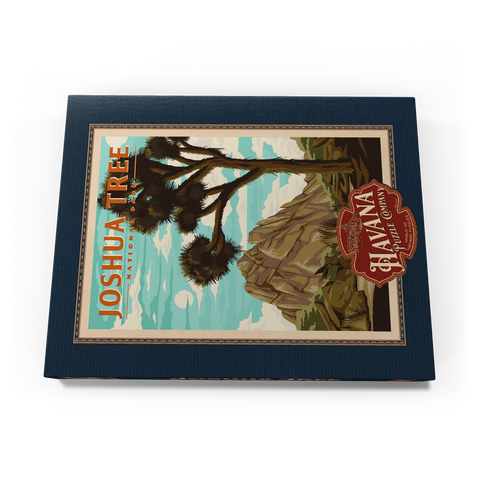 Joshua Tree National Park - Where Trees Thrive in the Desert, Vintage Travel Poster 100 Puzzle Schachtel Ansicht3