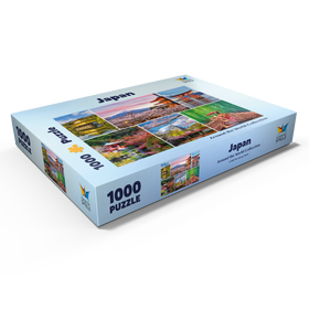 Alternative Darstellung des Puzzle-Motivs Sehenswürdigkeiten in Japan - Mount Fuji – Puzzleteile: 1000