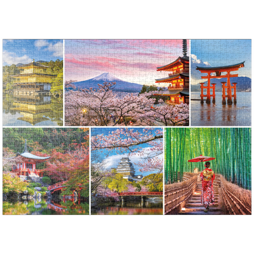 puzzleplate Sehenswürdigkeiten in Japan - Mount Fuji 1000 Puzzle