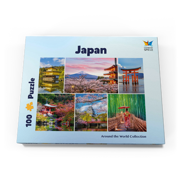 Sehenswürdigkeiten in Japan - Mount Fuji 100 Puzzle Schachtel Ansicht3