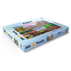 Darstellung des Puzzle Motivs Sehenswürdigkeiten in Japan - Mount Fuji - Puzzleteile: 200