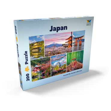 Sehenswürdigkeiten in Japan - Mount Fuji 200 Puzzle Schachtel Ansicht2