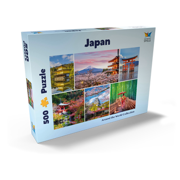 Sehenswürdigkeiten in Japan - Mount Fuji 500 Puzzle Schachtel Ansicht2
