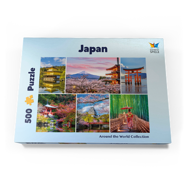 Sehenswürdigkeiten in Japan - Mount Fuji 500 Puzzle Schachtel Ansicht3