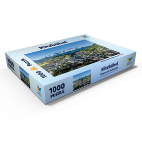 Alternative Darstellung des Puzzle-Motivs Panorama-Blick auf Kitzbühel in Tirol, Österreich – Puzzleteile: 1000