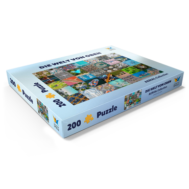 Die Welt von oben - Luftaufnahmen von Landschaften und Sehenswürdigkeiten 200 Puzzle Schachtel Ansicht1