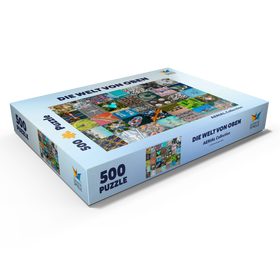 Darstellung des Puzzle Motivs Die Welt von oben - Luftaufnahmen von Landschaften und Sehenswürdigkeiten - Puzzleteile: 500