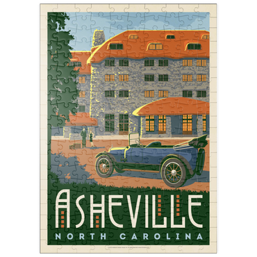 puzzleplate Asheville, North Carolina, Vintage Poster 200 Puzzle