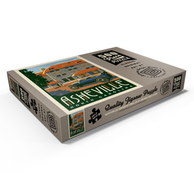 Darstellung des Puzzle Motivs Asheville: North Carolina, Vintage Poster - Puzzleteile: 500