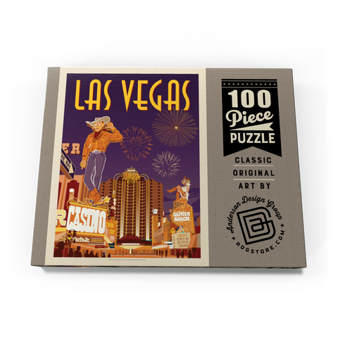 Las Vegas: Viva Vintage Vegas, Vintage Poster 100 Puzzle Schachtel Ansicht3
