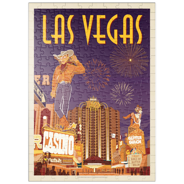 puzzleplate Las Vegas: Viva Vintage Vegas, Vintage Poster 200 Puzzle