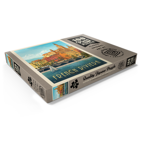 Alternative Darstellung des Puzzle-Motivs Frankreich: Côte d'Azur, Vintage Poster – Puzzleteile: 100
