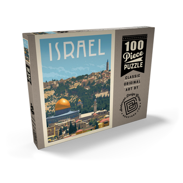 Israel: Jerusalem, The Old City, Vintage Poster 100 Puzzle Schachtel Ansicht2