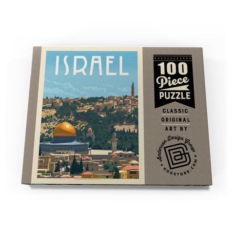 Israel: Jerusalem, The Old City, Vintage Poster 100 Puzzle Schachtel Ansicht3