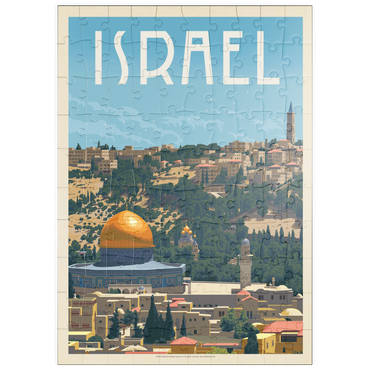 puzzleplate Israel: Jerusalem, The Old City, Vintage Poster 100 Puzzle