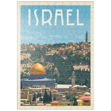 puzzleplate Israel: Jerusalem, The Old City, Vintage Poster 200 Puzzle