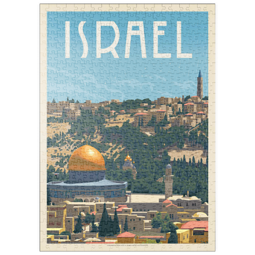 puzzleplate Israel: Jerusalem, The Old City, Vintage Poster 500 Puzzle