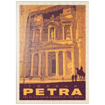 puzzleplate Jordan: Petra, Vintage Poster 200 Puzzle