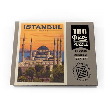 Turkey: Istanbul, Vintage Poster 100 Puzzle Schachtel Ansicht3