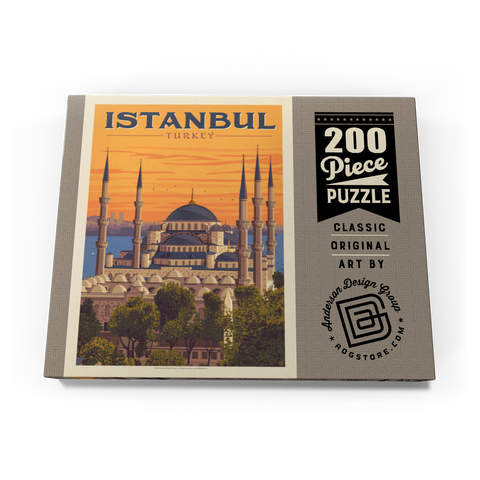 Turkey: Istanbul, Vintage Poster 200 Puzzle Schachtel Ansicht3