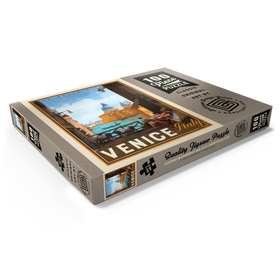 Darstellung des Puzzle Motivs Italien, Venedig: La Dolce Vita, Vintage Poster - Puzzleteile: 100