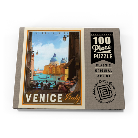 Italy, Venice: La Dolce Vita, Vintage Poster 100 Puzzle Schachtel Ansicht3