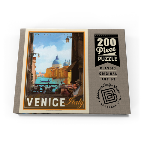 Italy, Venice: La Dolce Vita, Vintage Poster 200 Puzzle Schachtel Ansicht3