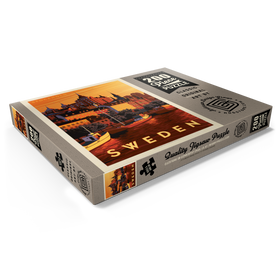 Darstellung des Puzzle Motivs Schweden: Stockholm, Vintage Poster - Puzzleteile: 200