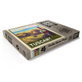 Darstellung des Puzzle Motivs Italien, Toskana: Terra Del Vino (Weinland), Vintage Poster - Puzzleteile: 100