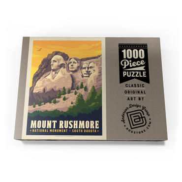 Mt Rushmore National Memorial: Side View 1000 Puzzle Schachtel Ansicht3