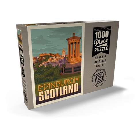 Scotland: Edinburgh 1000 Puzzle Schachtel Ansicht2
