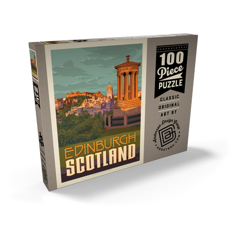 Scotland: Edinburgh 100 Puzzle Schachtel Ansicht2