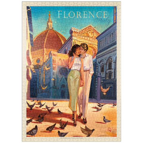 puzzleplate Italy: Florence Fling 1000 Puzzle