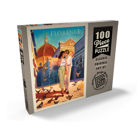 Italy: Florence Fling 100 Puzzle Schachtel Ansicht2