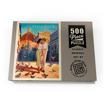 Italy: Florence Fling 500 Puzzle Schachtel Ansicht3