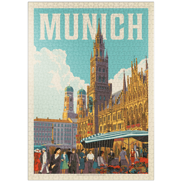 puzzleplate Germany: Munich 1000 Puzzle