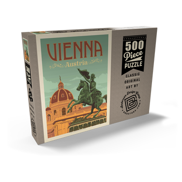 Austria: Vienna 500 Puzzle Schachtel Ansicht2