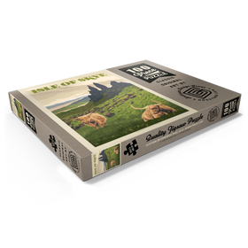 Alternative Darstellung des Puzzle-Motivs Schottland: Isle of Skye, Vintage Poster – Puzzleteile: 100