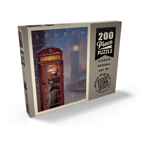 England: London Phone Booth 200 Puzzle Schachtel Ansicht2