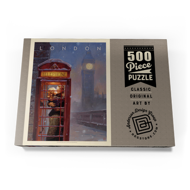 England: London Phone Booth 500 Puzzle Schachtel Ansicht3