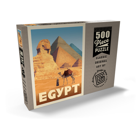 Egypt: Pyramids and the Great Sphinx 500 Puzzle Schachtel Ansicht2