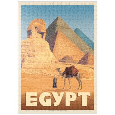 puzzleplate Egypt: Pyramids and the Great Sphinx 500 Puzzle