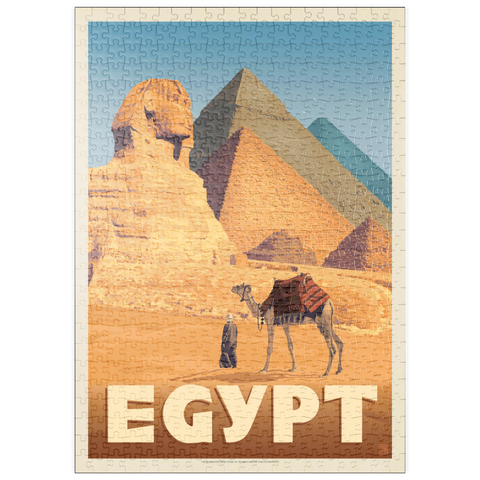 puzzleplate Egypt: Pyramids and the Great Sphinx 500 Puzzle