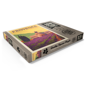 Darstellung des Puzzle Motivs Frankreich: Provence, Vintage Poster - Puzzleteile: 100