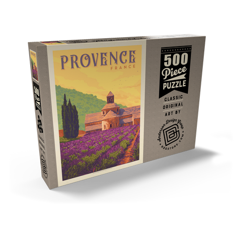 France: Provence 500 Puzzle Schachtel Ansicht2