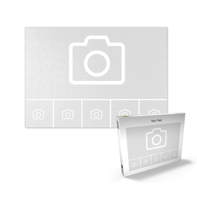 Darstellung des Puzzle Motivs Symmetry (Querformat) - Puzzleteile: 100